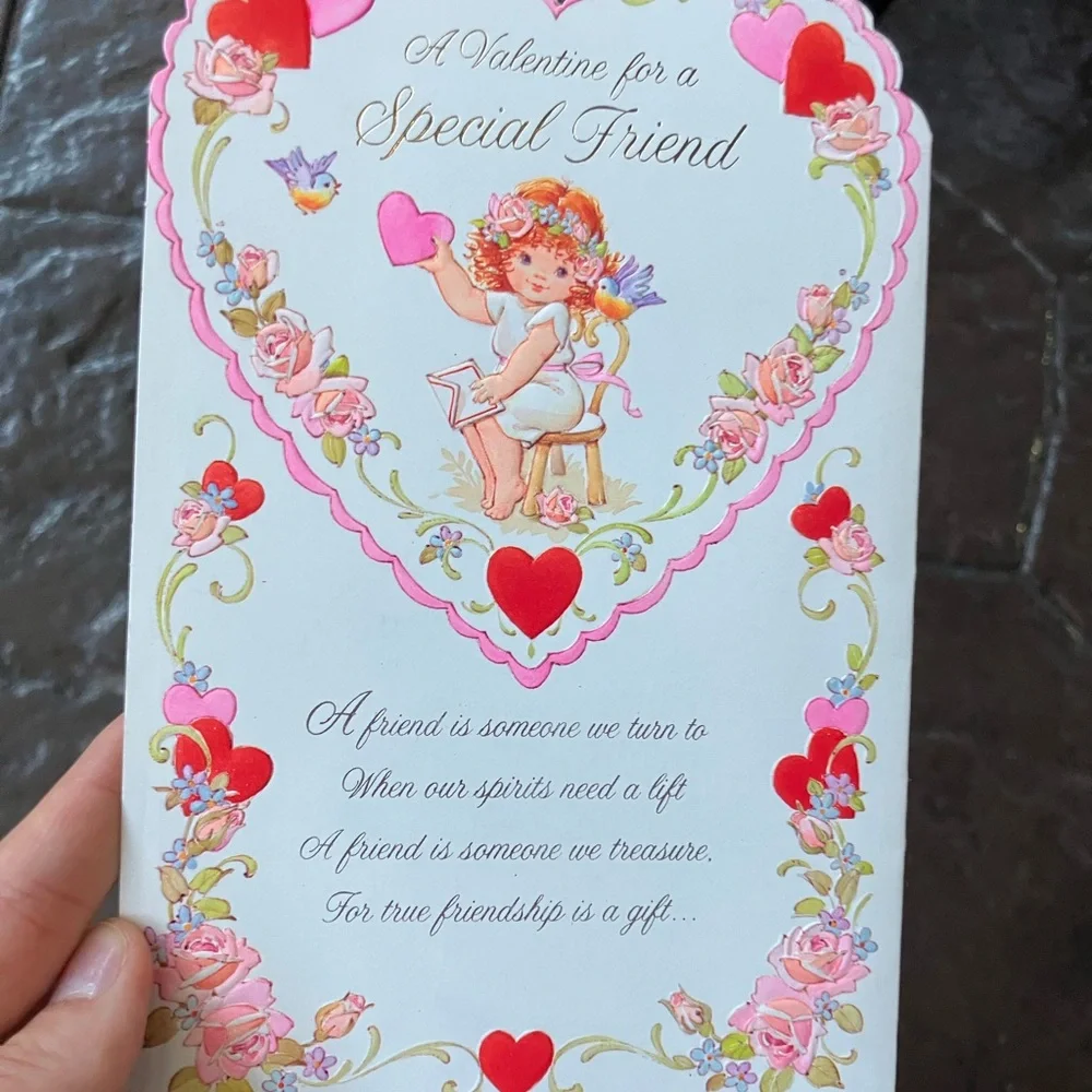 Vintage Valentines Day Greeting Cards (2 in bundle)